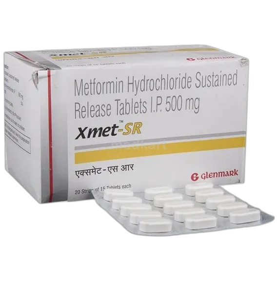 xmet sr 500mg tablet 15's